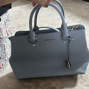 Michael Kors Light Blue Satchel